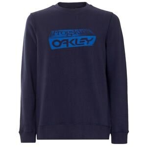 OAKLEY Frogskins Navy Pullover Sweatshirt Size L